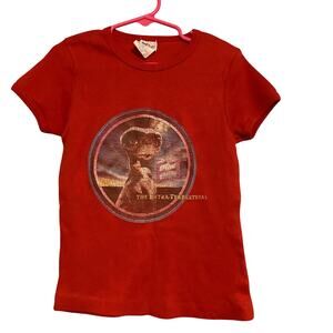 10 Nexus Red E.T. T-Shirt Kids Made in USA Vintage Movie Short Sleeve Tee